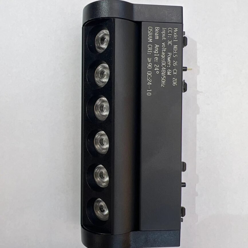 Magnetisch Led bar Kantelbaar | Zwart | Opbouw – Railverlichting