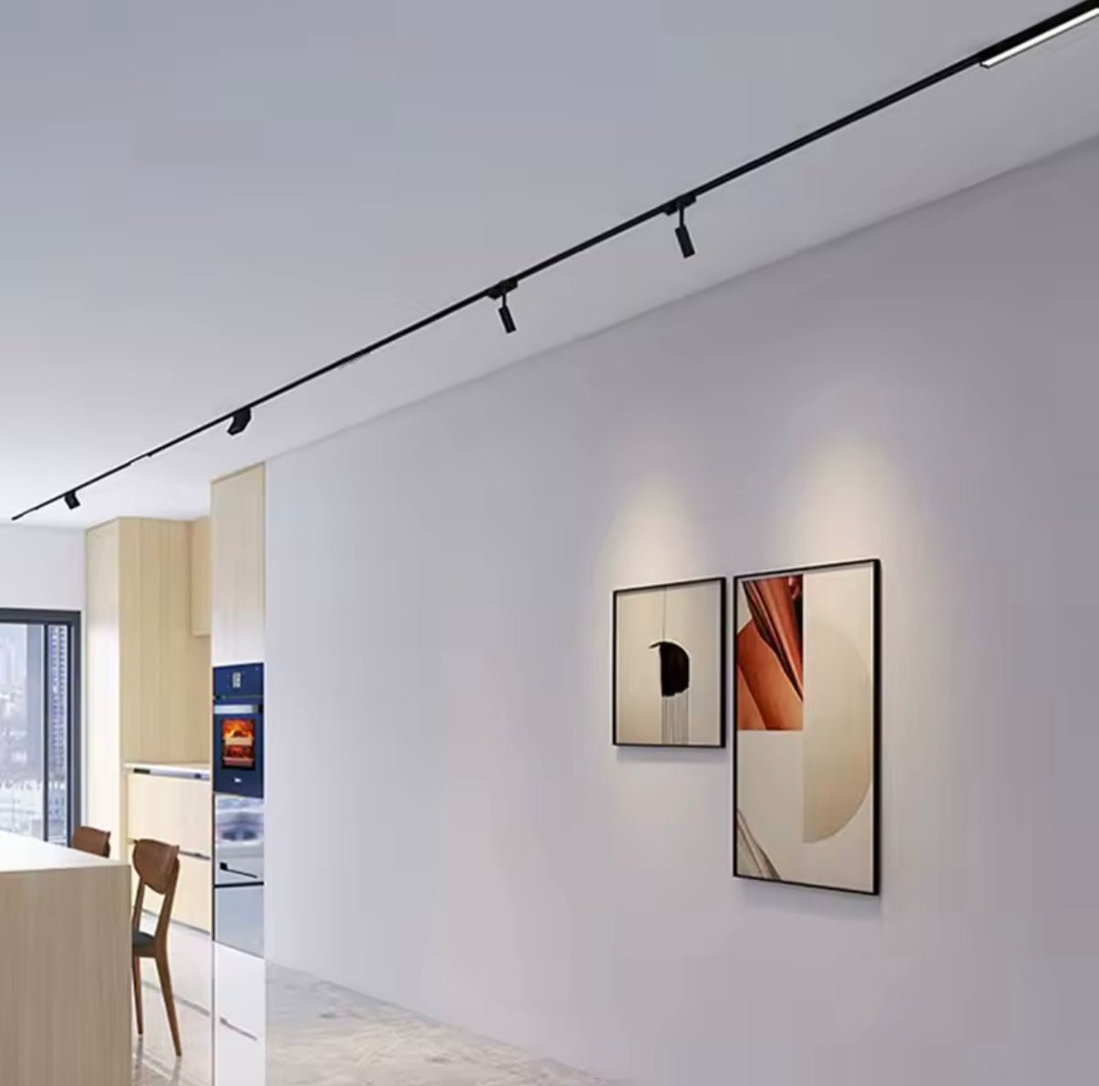 Ultradun magnetisch railverlichtingssysteem Lineair - (Opbouw) – Railverlichting