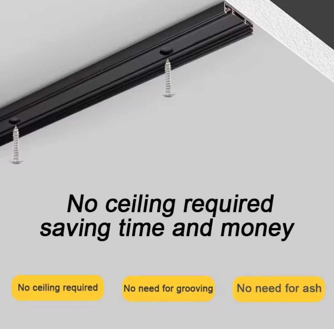 Ultradun magnetisch railverlichtingssysteem Lineair - (Opbouw) – Railverlichting