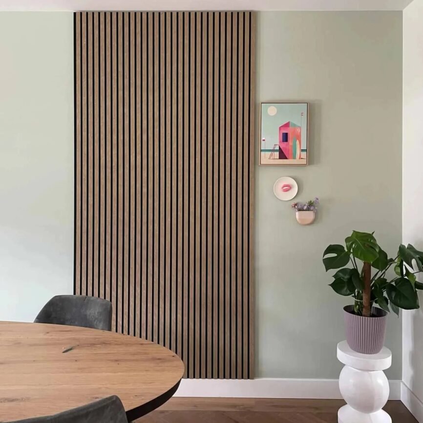 Praktisch Akoestische paneel Lichtbruin – Wall panel