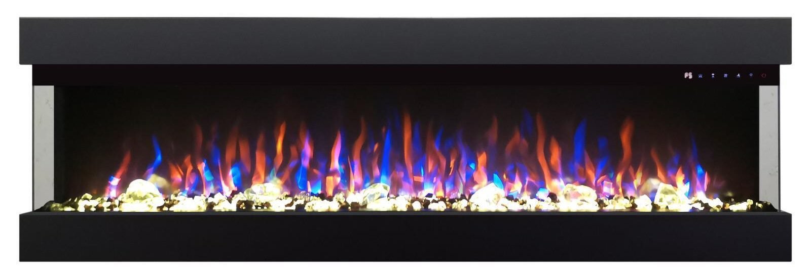 3-zijdig Sfeerhaard | Met Verwarming | Elektrisch Haard voor Thuis - Afbeelding 10