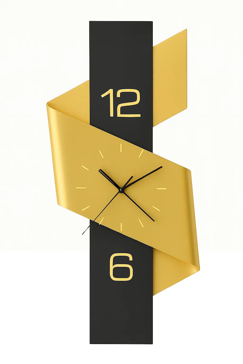 WandKlok | Goud kleur | Perfect voor akupanelen – Wandlampen