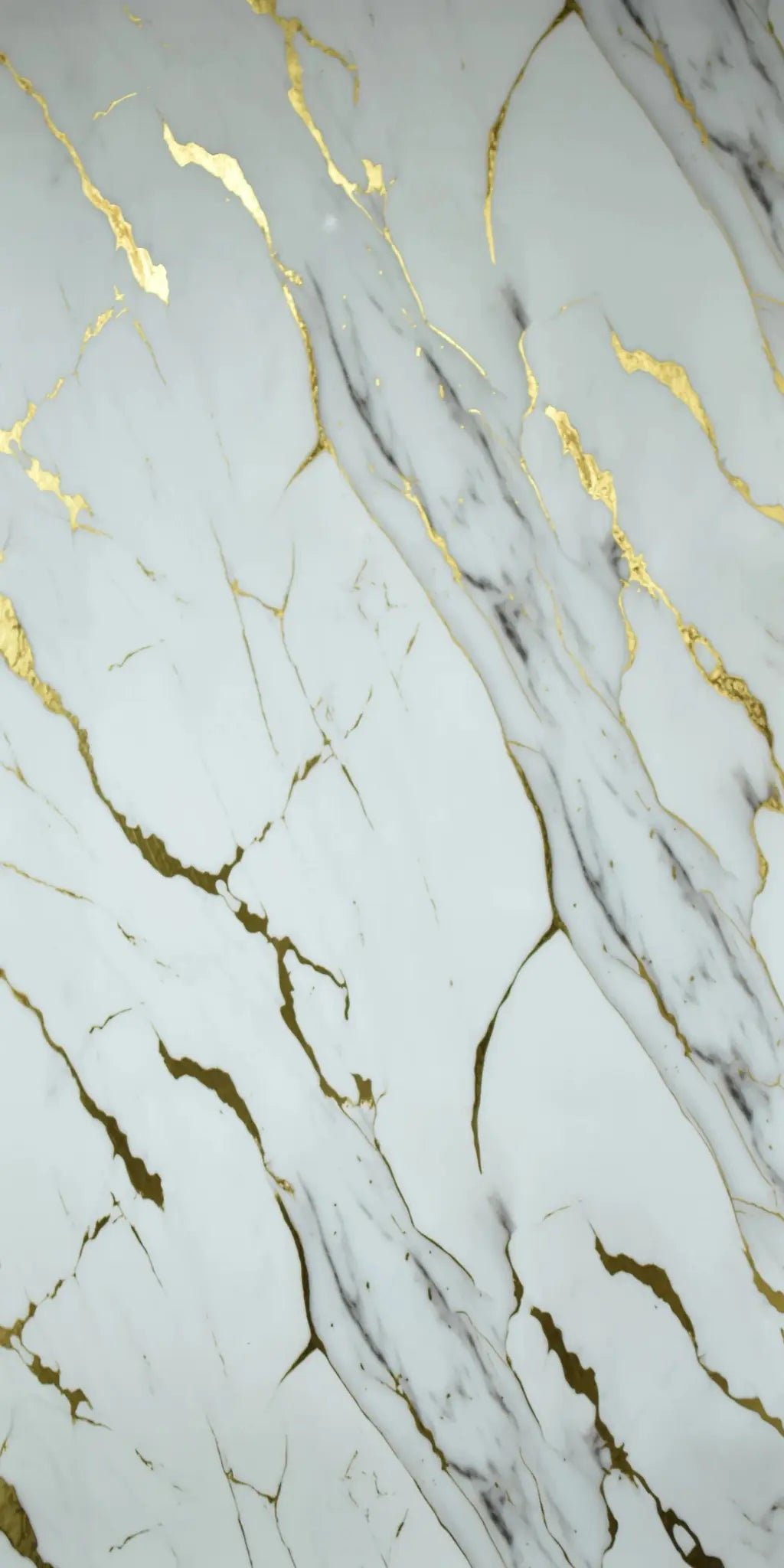 Wandpaneel marmerlook Goud Calacatta 280x120cm – Hoogglans