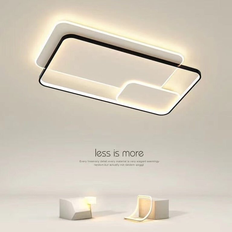 Moderne plafondlamp Dubbele Spiraal in Zwart & Wit – Plafondlampen