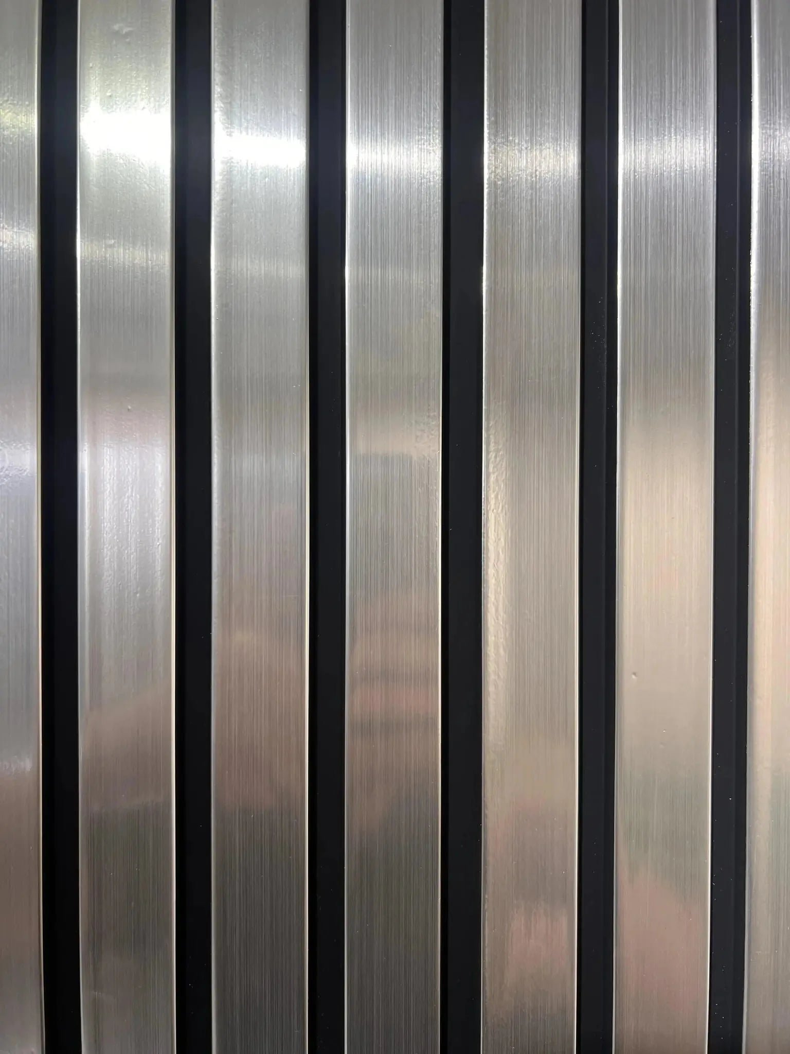 Moderne PVC  Kunststof Wandpanelen Silver – Wall panel