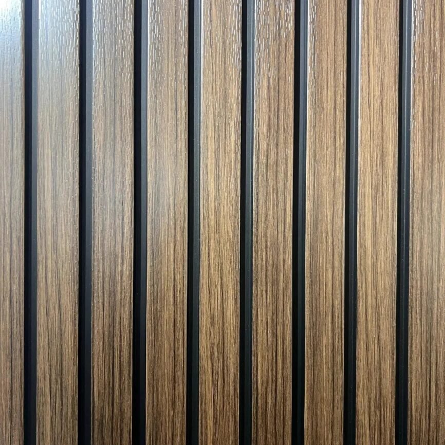 Warme Kunststof Wandpanelen Walnoot – Wall panel