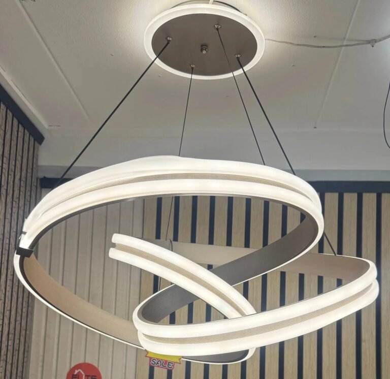 Moderne Wit Spiraal Hanglamp – Luxe Design Verlichting – Hanglampen