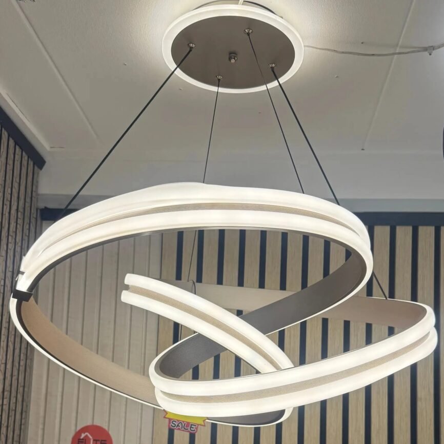 Moderne Wit Spiraal Hanglamp – Luxe Design Verlichting – Hanglampen