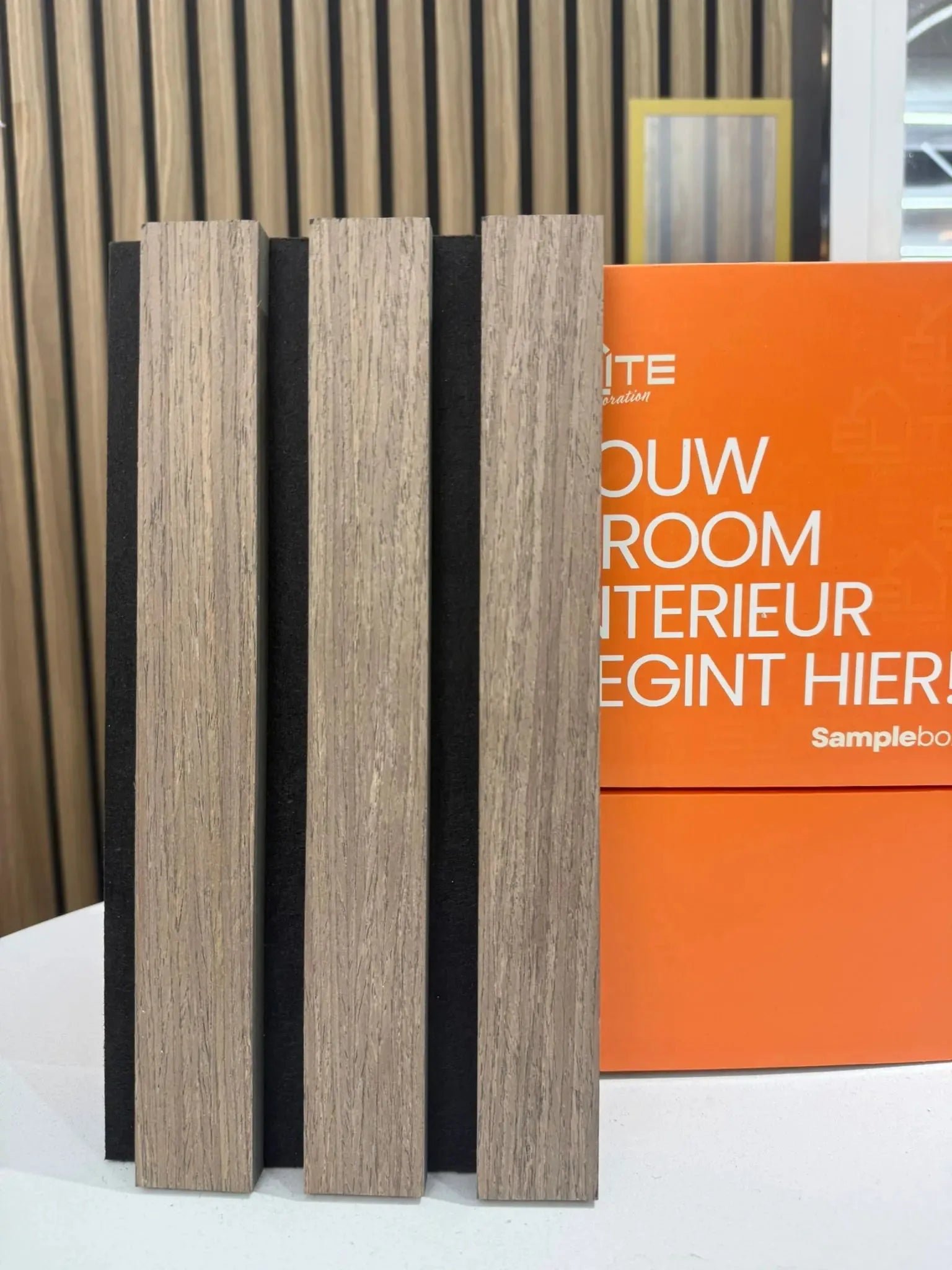 akoustische panelen Klassiek Walnoot – Wall panel