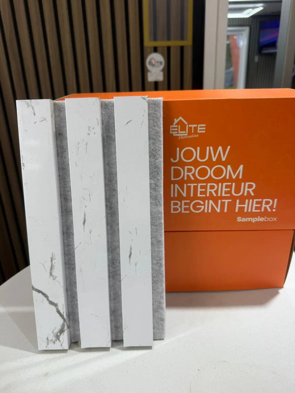 Wit Marmer PVC akoestische panelen luxe en betaalbaar – Wall panel