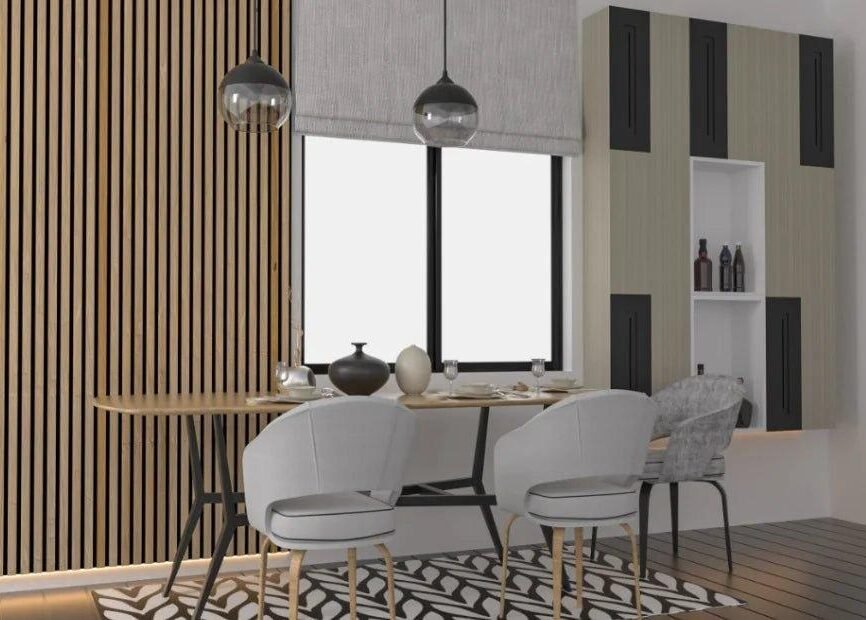 wandbekleding akoestisch Gerookt Eiken – Wall panel