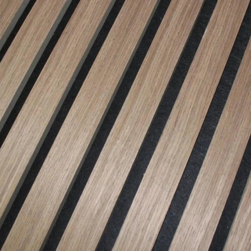 Akoestisch Wandpaneel Rustiek Walnoot – Wall panel