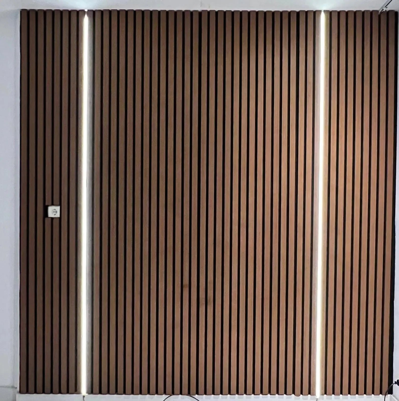 Warm Akupanel Natuur Walnoot – Wall panel