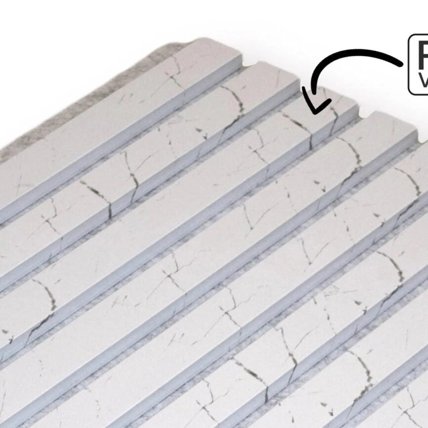 Wit Marmer PVC akoestische panelen luxe en betaalbaar – Wall panel