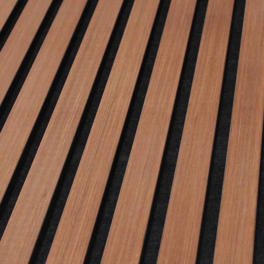 Warm Akupanel Natuur Walnoot – Wall panel