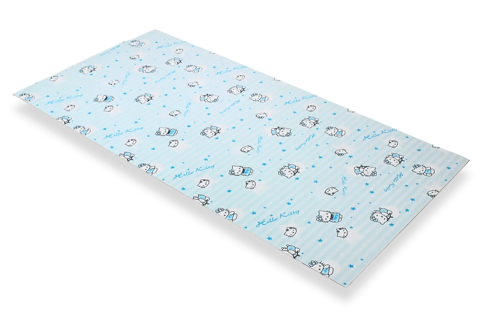 Wandpaneel marmerlook Hoogglans babyblauw 280x120cm – Hoogglans