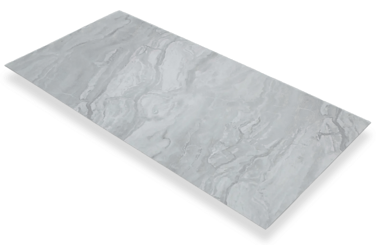 Waterbestendig Wandpaneel Marmer Gletsjergrijs 280x120cm – Hoogglans