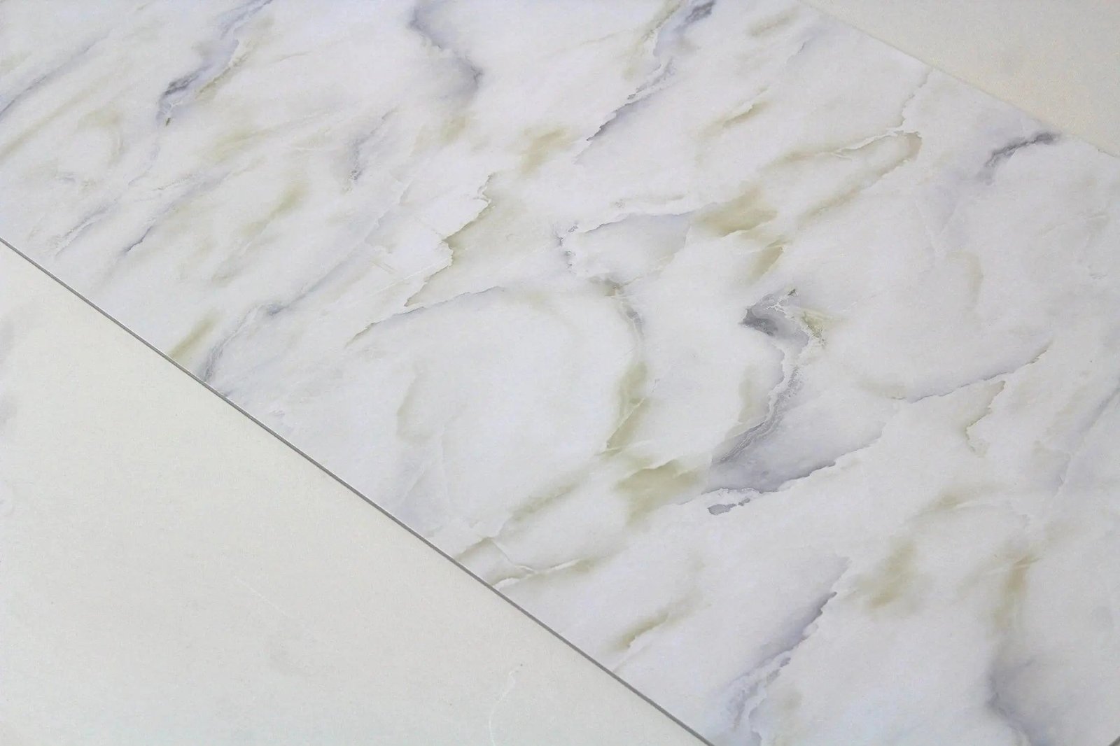 PVC Marmer Plaat Marineblauw 280x120cm – Hoogglans