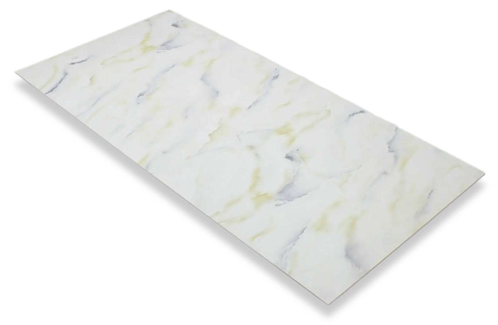 PVC Marmer Plaat Marineblauw 280x120cm – Hoogglans