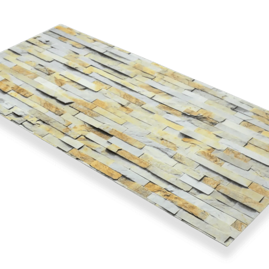 Wandpaneel marmerlook Mozaïeksteen 280x120cm – Hoogglans