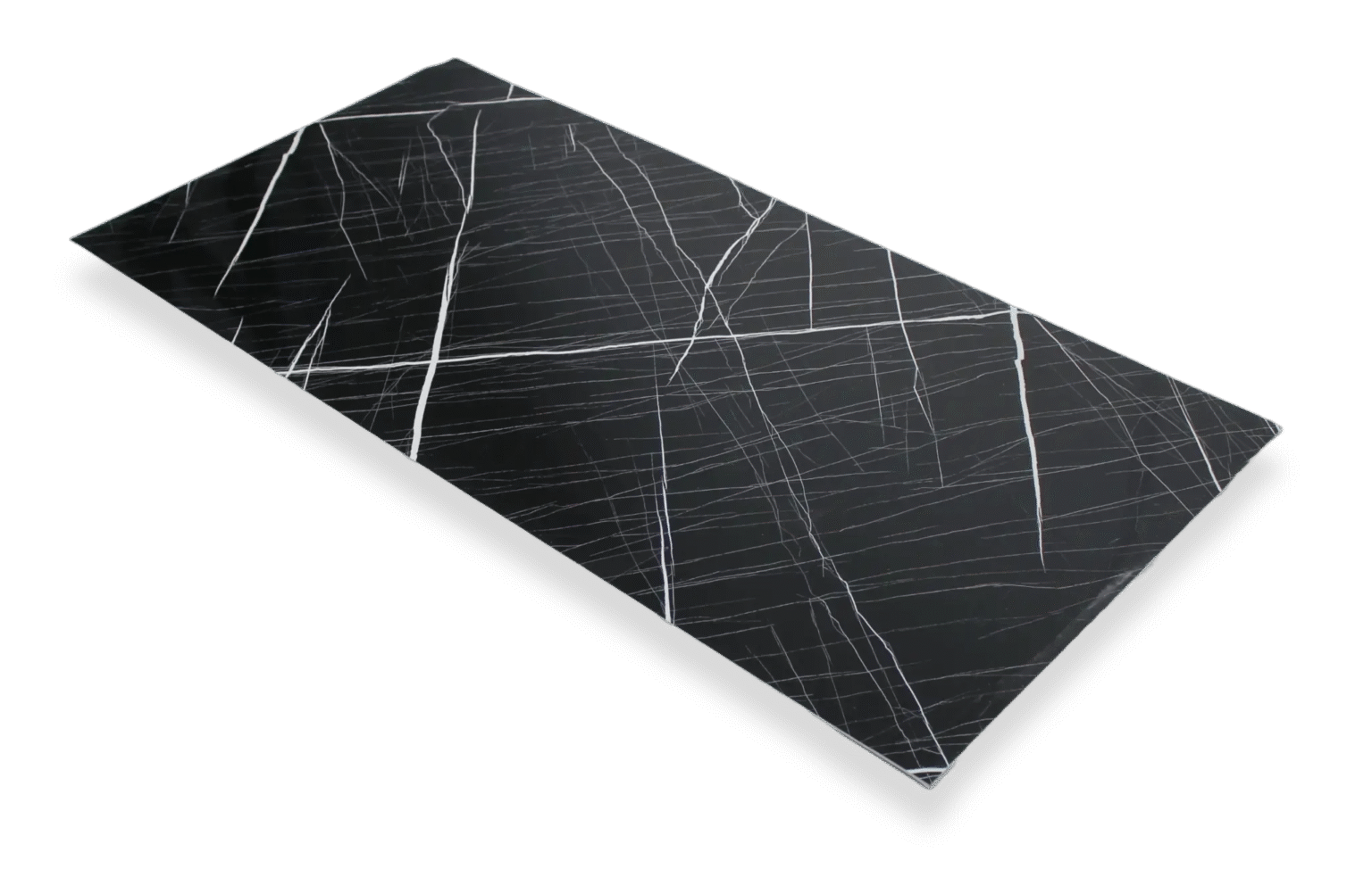 Waterbestendig Wandpaneel Nachtstorm Marmerlook 280x120cm – Hoogglans